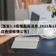 【西安1.1疫情最新消息,2021年1月1日西安疫情公告】